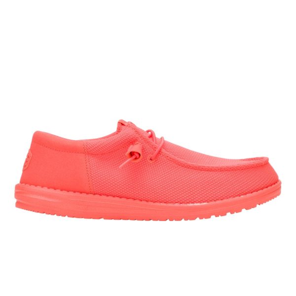 Wally Funk Mono - Fiery Coral