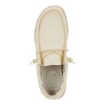 Wally Stretch Canvas - Stone White