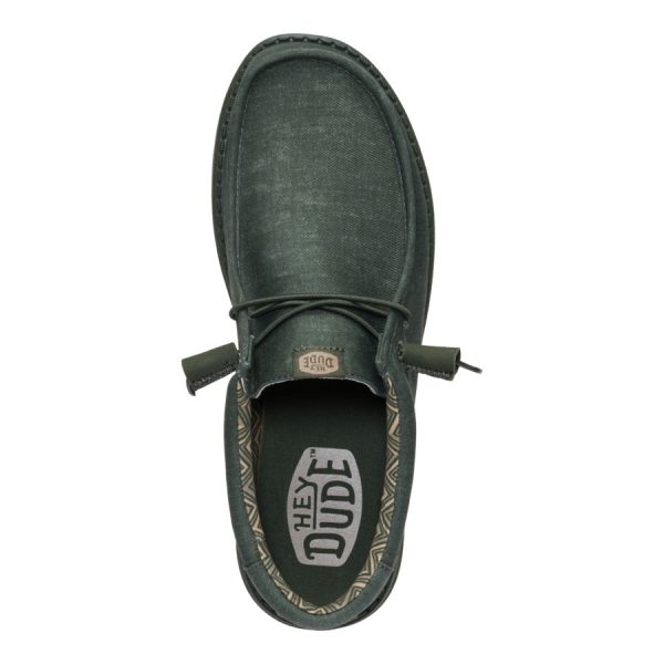Wally Stretch Canvas - Deep Green