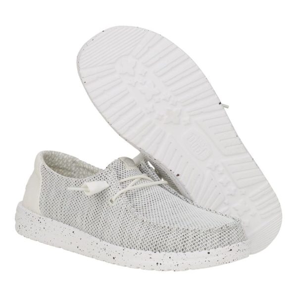 Wendy Stretch Sox Wide - Stone White