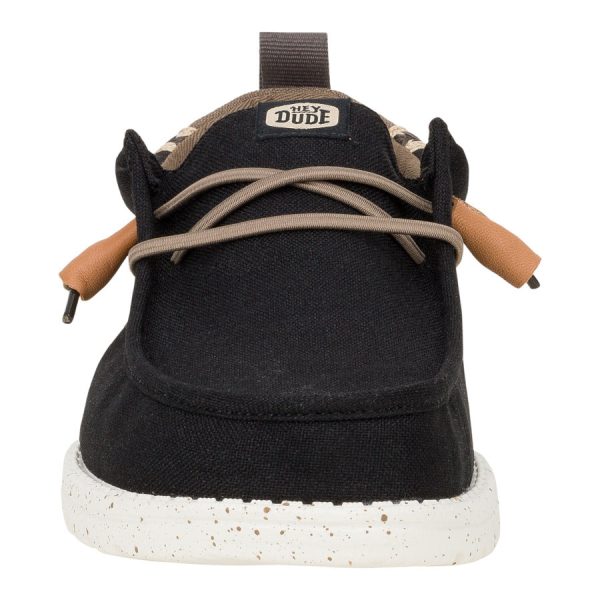 Wally Craft Linen - Black/Walnut