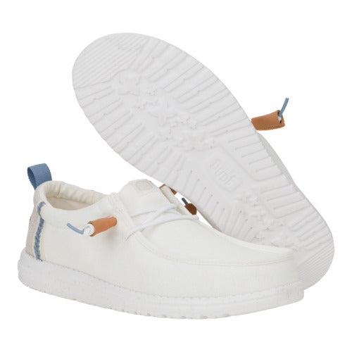 Wally Craft Linen - White/Stone Grey