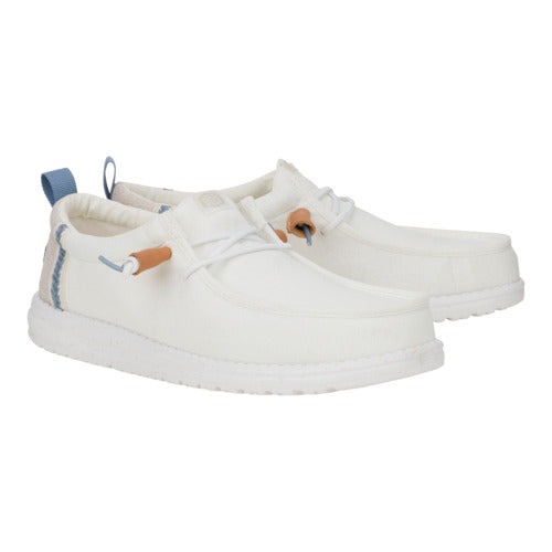 Wally Craft Linen - White/Stone Grey