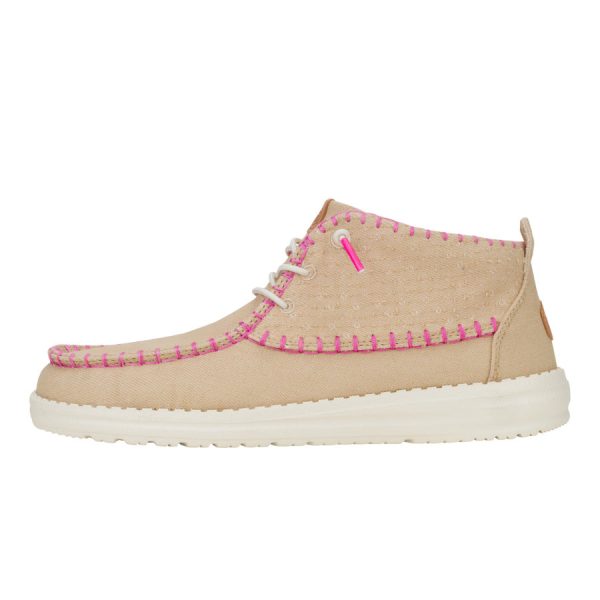 Wendy Mid Perf Canvas - Irish Cream