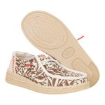Wendy Espadrille Retro Palm - Downtown Brown/Egret