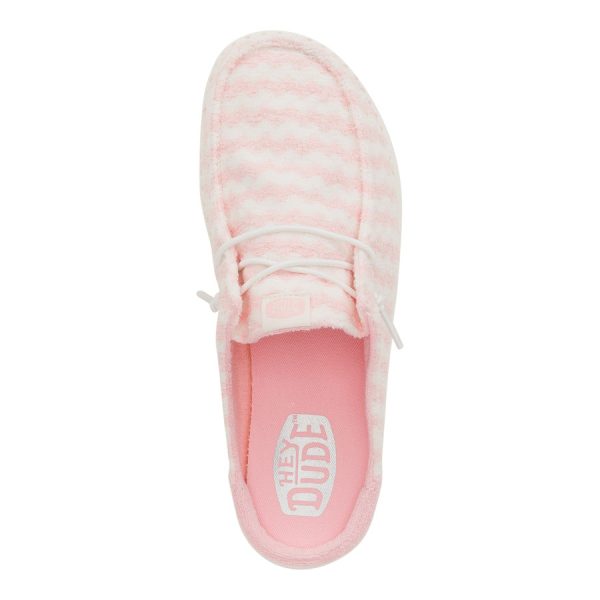 Wendy Slip Terry Stripe - Stripe Pink/White