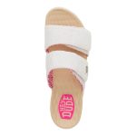Delray Slide Eyelet - White