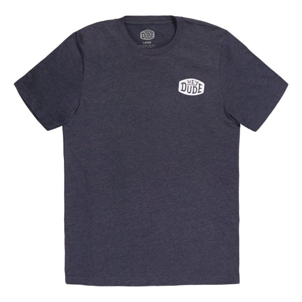 Go To Buckle Tee - Navy/Heather