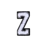 Letter Z Patch - Z Black/White