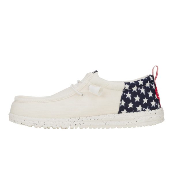 Wally Funk Americana Stars - White/Navy Blazer