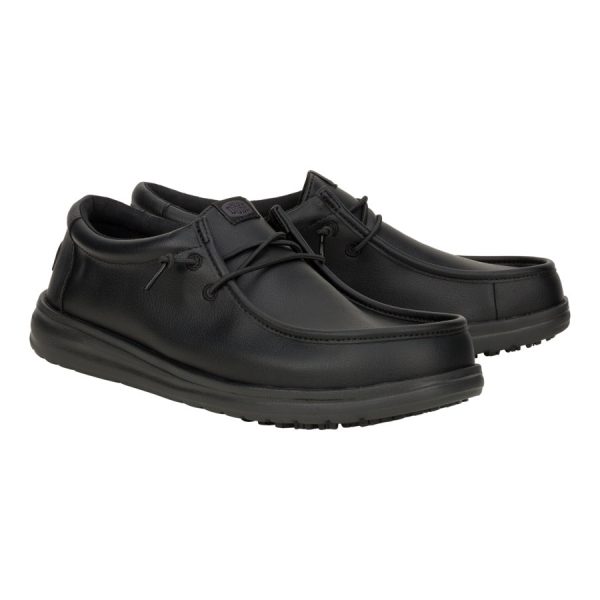 Wally Work CE Classic Slip Resistant Wide - Black