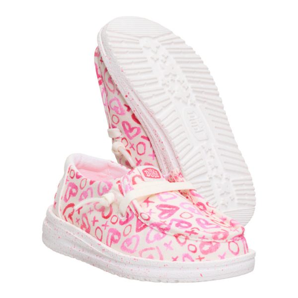 Wendy Toddler Galentines Day - Pink/White