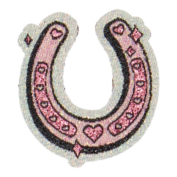 Pink Horseshoe Patch - Horseshoe Pink/Multi