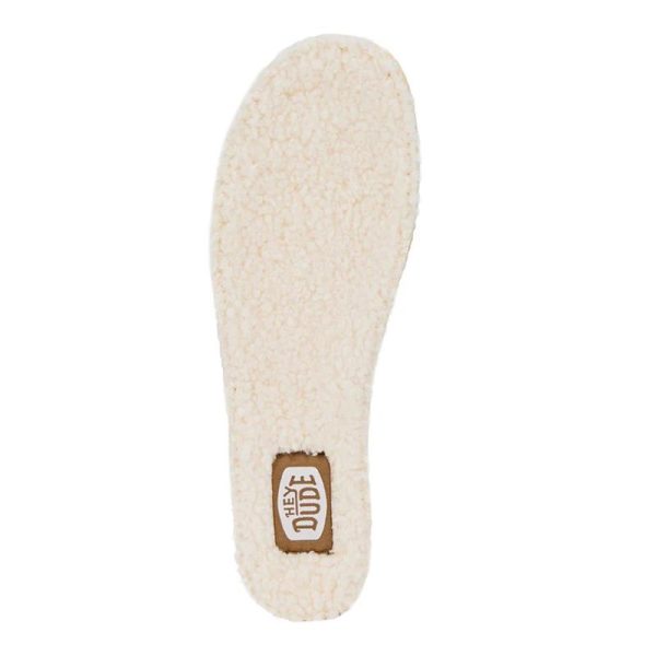 Women's Faux Shearling Insoles -  Cream