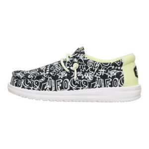 Wally Youth Space Glow - Black/White