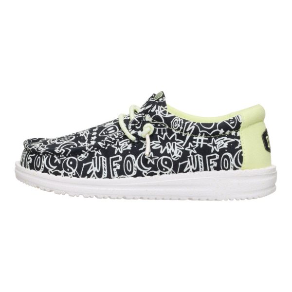 Wally Youth Space Glow - Black/White