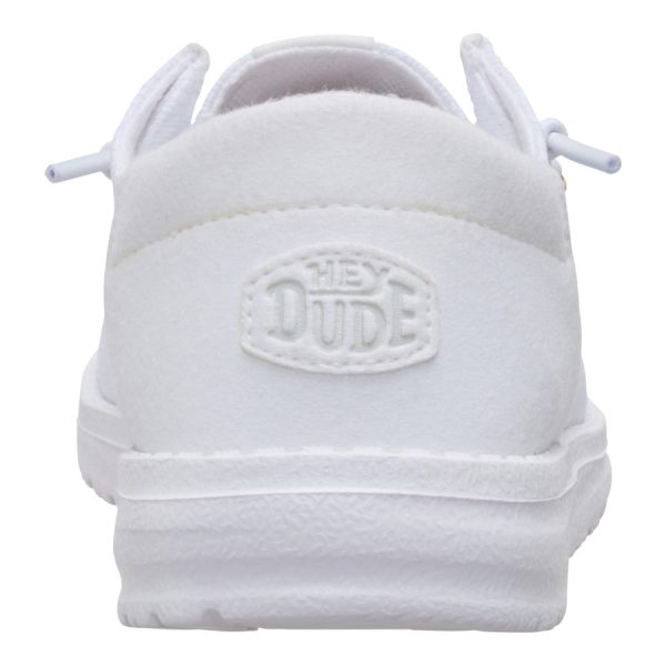 Wendy Funk Mesh Shoelry - White