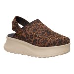 Delray Clog Suede - Brown Leopard