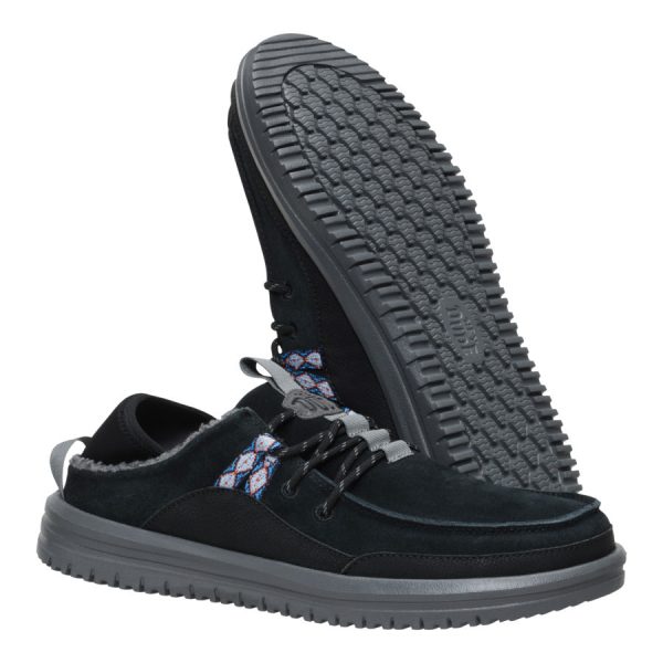 Bradley Blipper Suede - Black/Smoke Grey