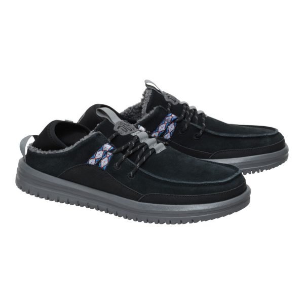 Bradley Blipper Suede - Black/Smoke Grey