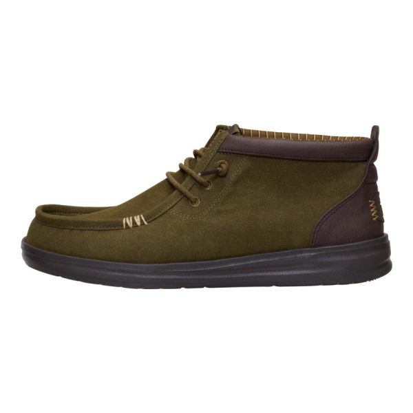 Wally Mid Gripr Vin Classic - Dark Olive/Mole Brown