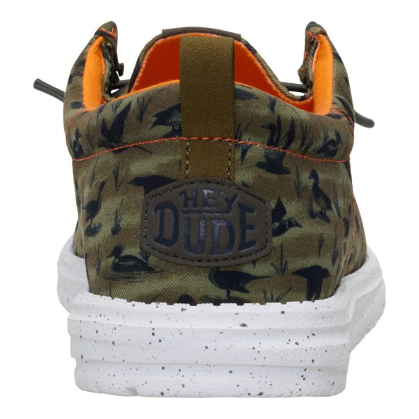 Wally Funk Duck Print - Dark Olive/Multi