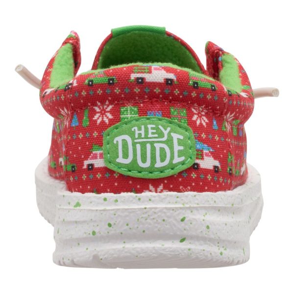 Wally Toddler Holiday Sweater - Red/Green