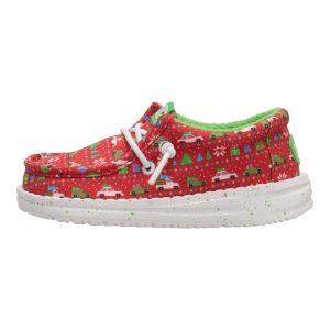 Wally Toddler Holiday Sweater - Red/Green