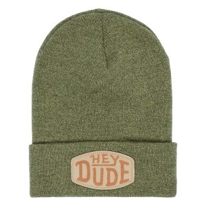 HEYDUDE Patch Beanie - Pine