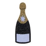 Champagne Bottle Patch - Champagne Multi
