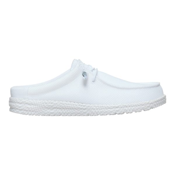 Wally Slip Warped Geo - White/Dawn Blue