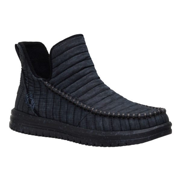 Camden Quilted - Black/Black
