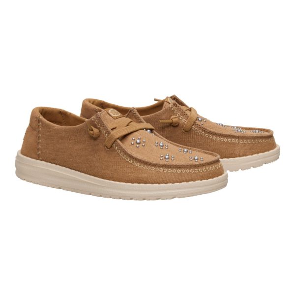 Wendy Star Stud - Cognac/Tan