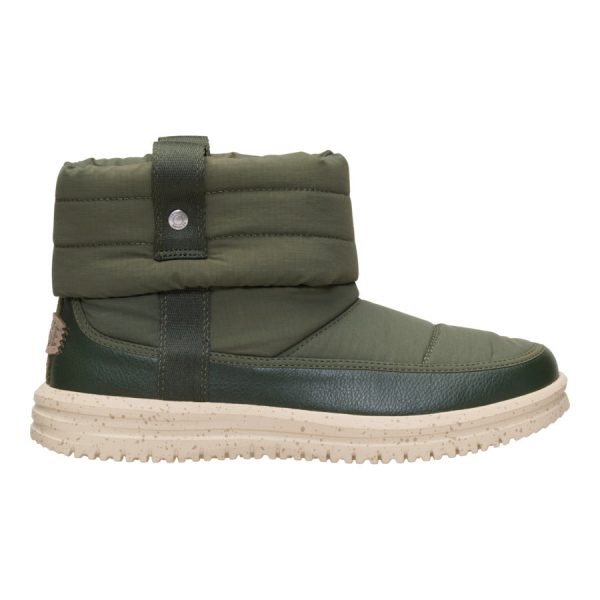 Camden Cuff Nylon Quilt - Dark Olive