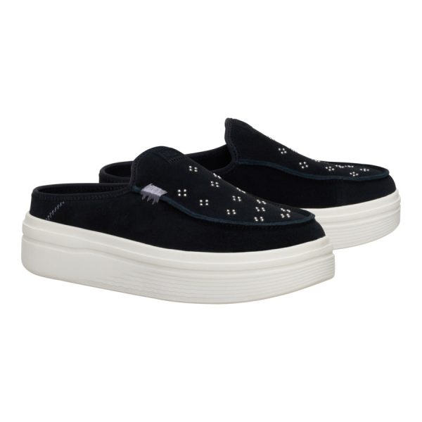 Austin Lift Suede Stud - Black