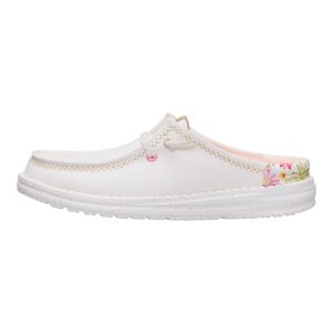 Wendy Slip Embroidered Floral - Off White