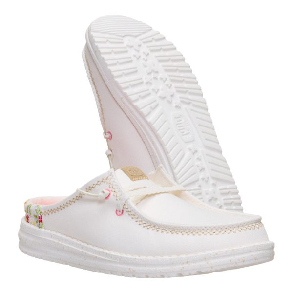 Wendy Slip Embroidered Floral - Off White