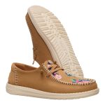 Wendy Cross Stitch - Tan/Multi
