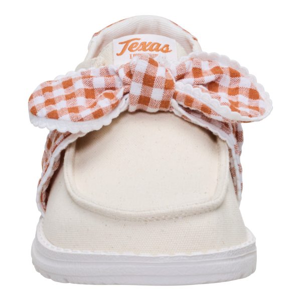 Wendy Bow Texas Longhorns - Wheat/Burnt Orange