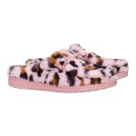Wendy Slipper Leo Fur - Pink/Multi