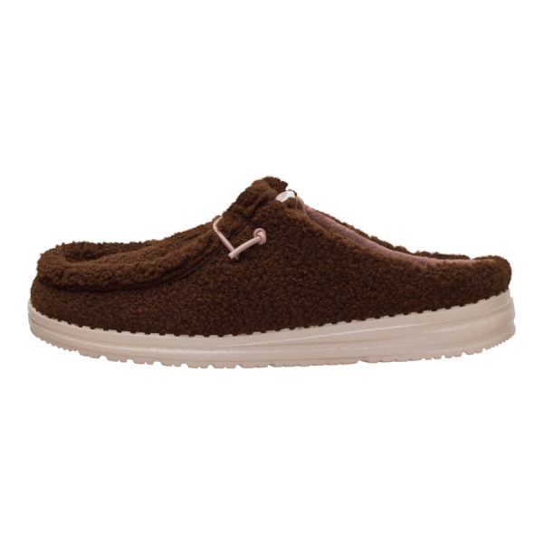 Wendy Slip Sherpa - Dark Brown