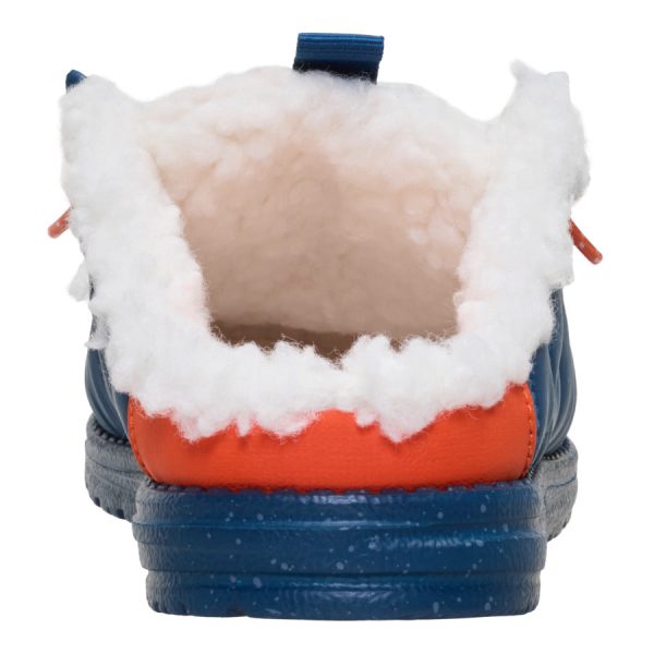 Wally Slip Camp - Navy/Orange