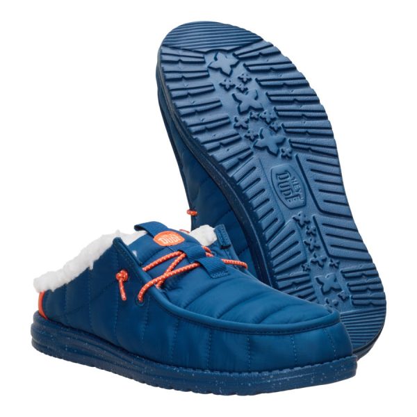 Wally Slip Camp - Navy/Orange