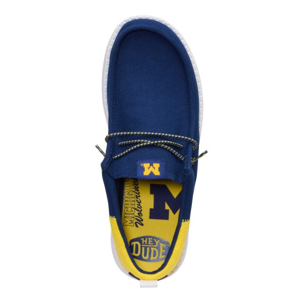 Wally Funk Michigan Wolverines - Navy/Gold/White