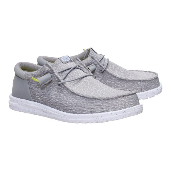Wally Funk Stretch Speckle - Flannel Grey/Multi