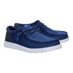 Wally Funk Stretch Speckle - Navy Blazer/Multi