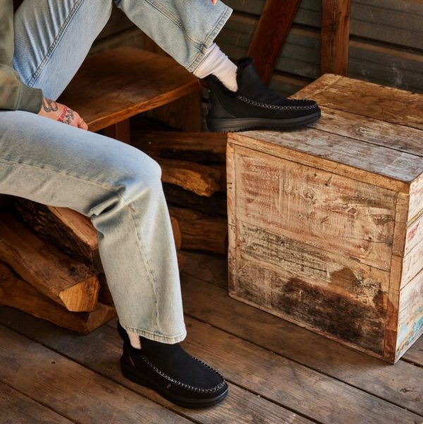 Camden Suede - Black/Black