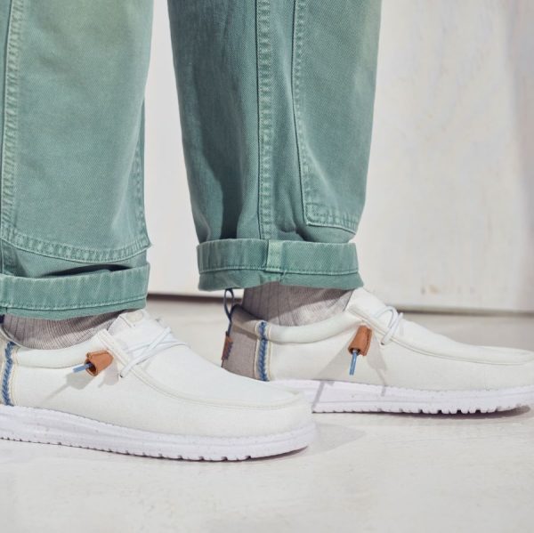 Wally Craft Linen - White/Stone Grey