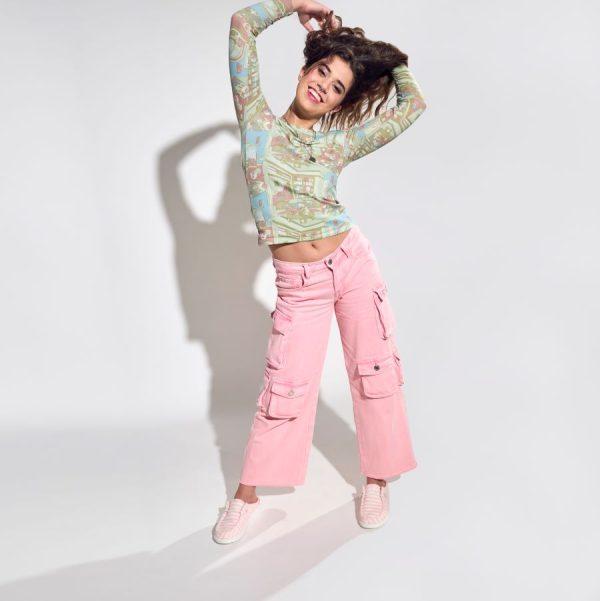 Wendy Slip Terry Stripe - Stripe Pink/White